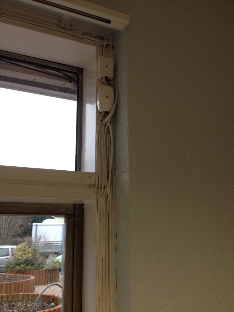 Telephone wiring installation