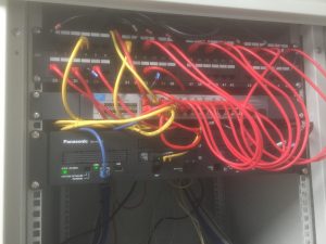 Panasonic NS700 Installation in Data Cabinet