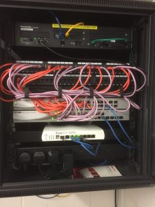 Panasonic NS700 Installation in Data Cabinet