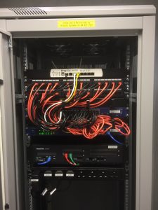 Panasonic NS700 Installation in Data Cabinet