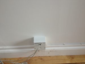 Telephone wiring installation