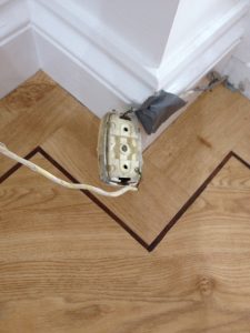 Telephone wiring installation