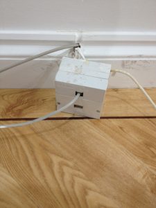 Telephone wiring installation