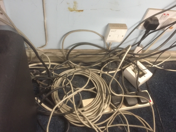 Jumble of wires