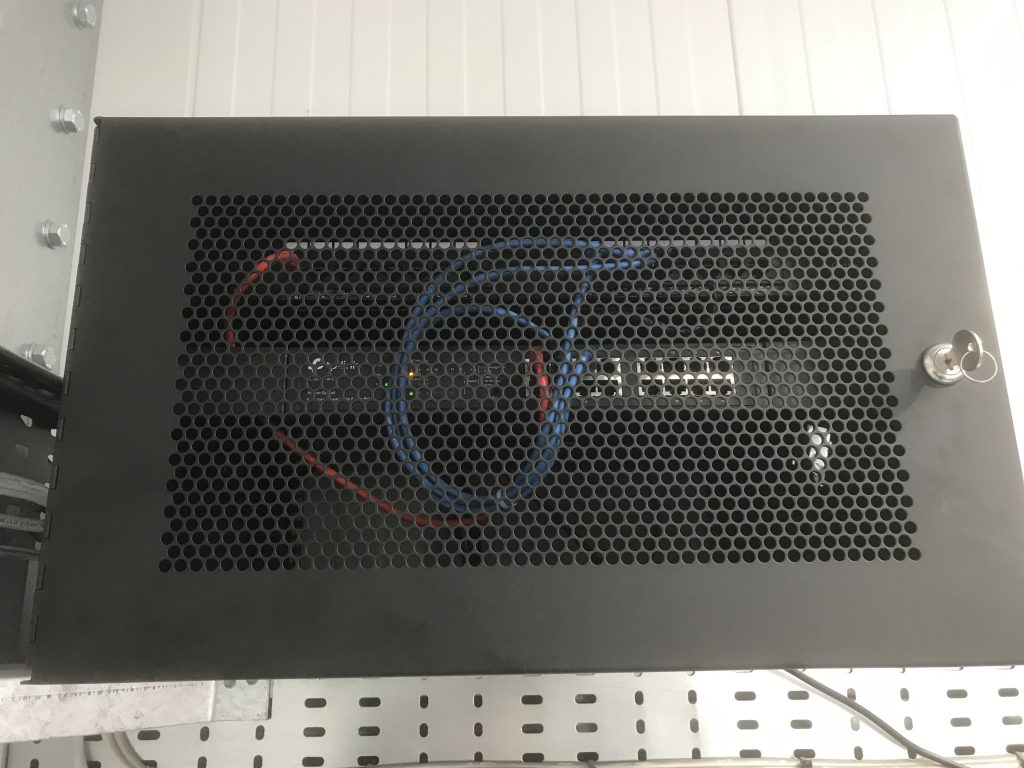small data cabinet with door