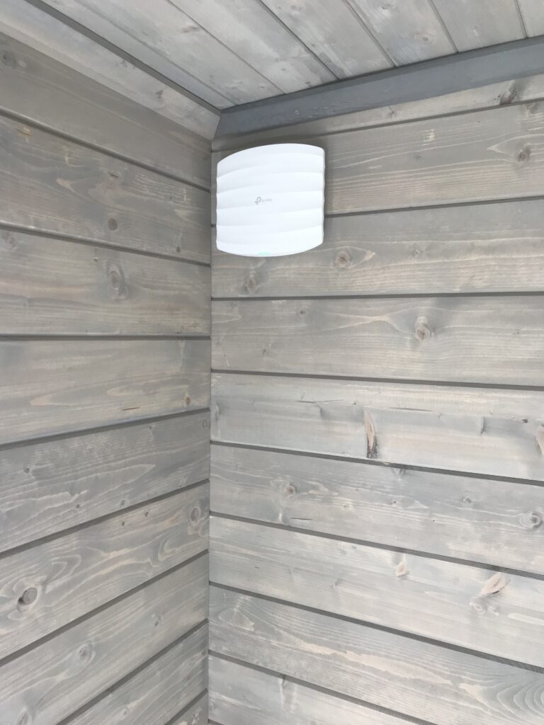 TP-Link Wireless Access Point in Beauty Salon